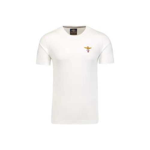 AERONAUTICA MILITARE 화이트 남성 티셔츠