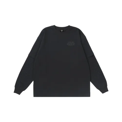 MAKEMOREKMR 블랙 남녀공용 티셔츠