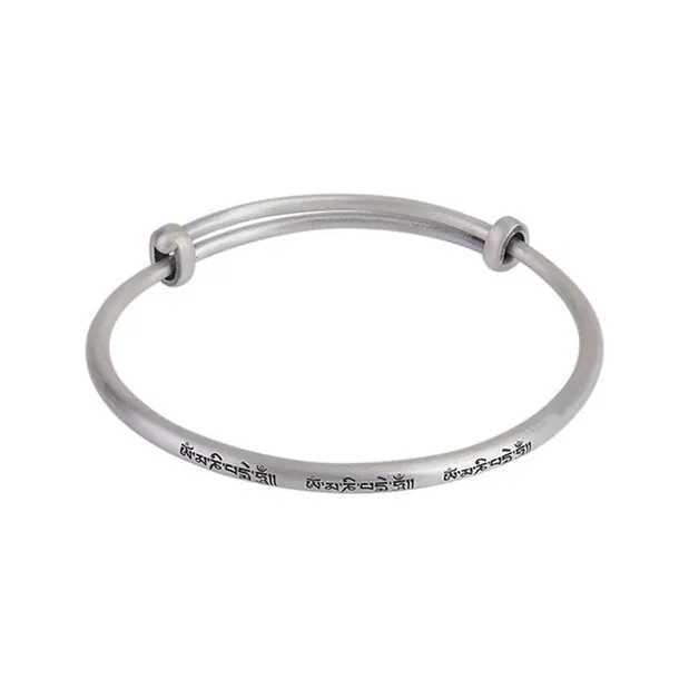 YINI 999 Fine Silver Bangles Unisex-0