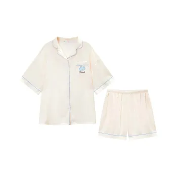 GUKOO Pajama Set Women's Light Cream Apricot