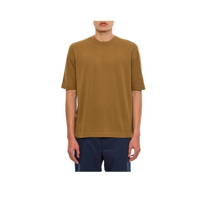 K WAY T Shirts Men Brown-0