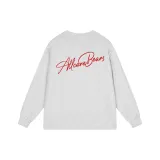 Heather Gray with Red Print