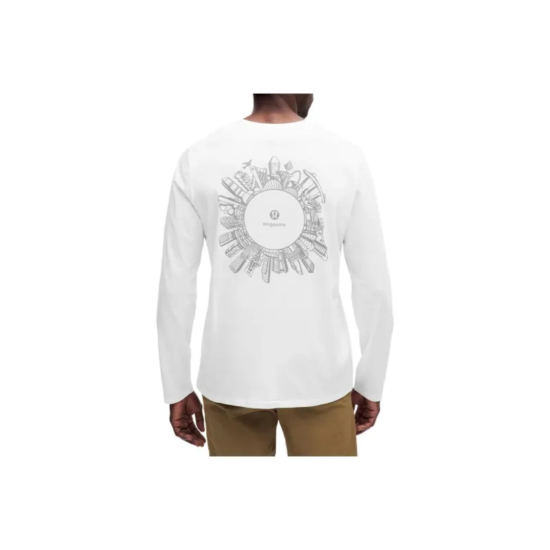 Lululemon City Graphic Singapore T Shirt Men's-0