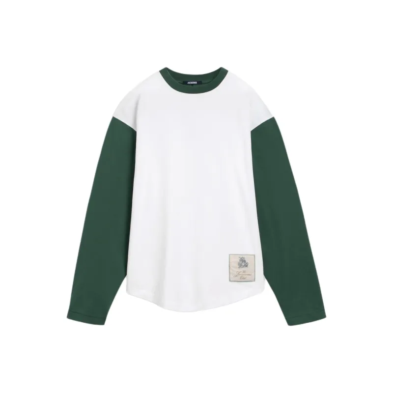 Jacquemus Logo Patch Long Sleeved T Shirt-0