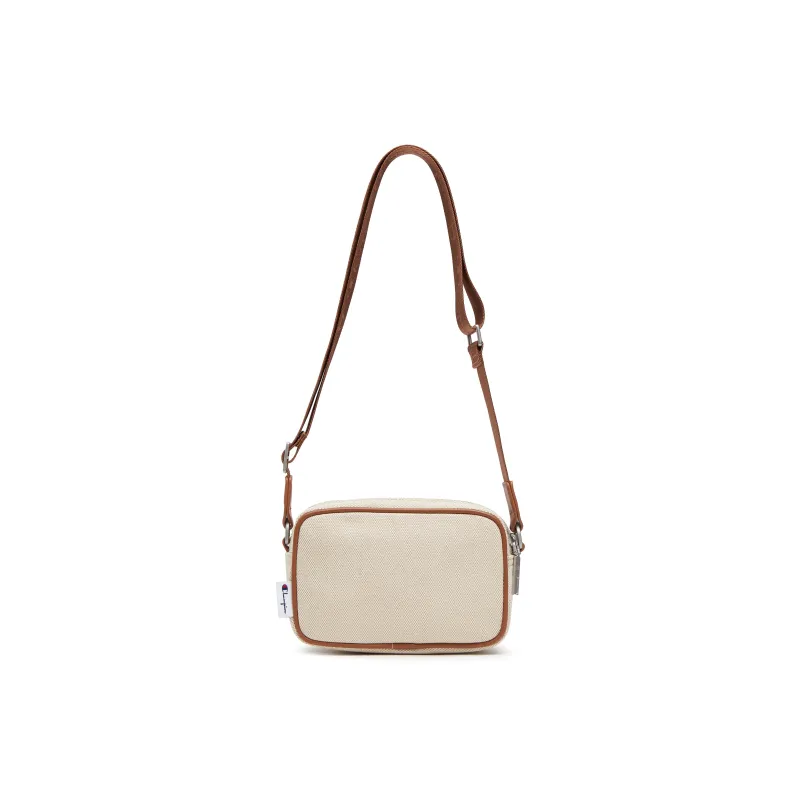Champion Synthetic Leather Shoulder Bag Regular Unisex Caesar Blue/Linen/Cocoa Mocha-10