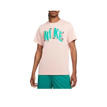 Nike Regular T-Shirt Men's Bleached Coral/Atmosphere/Stone Nanmu/Sports Field Green