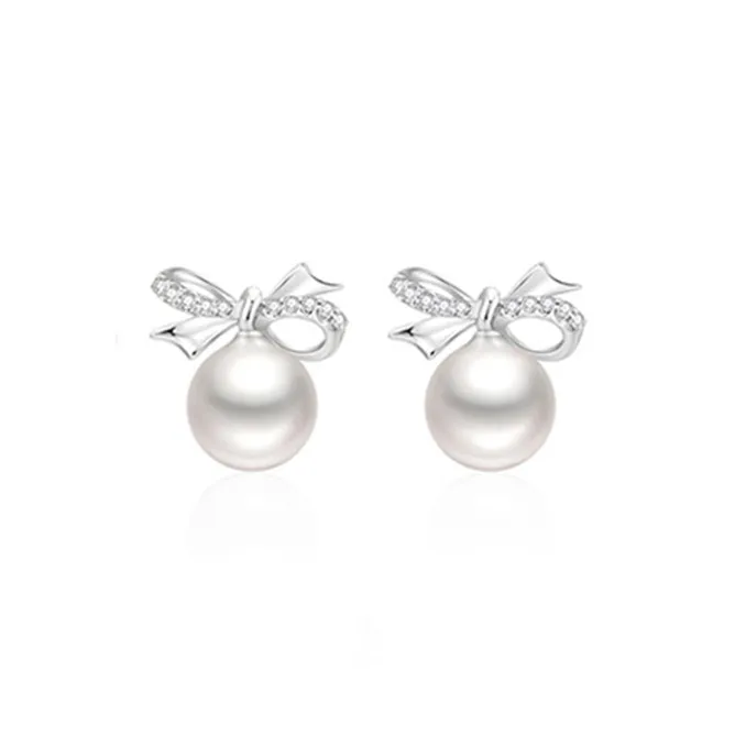 Fan Xing As Season S925 Silver Stud Earrings Women's-0