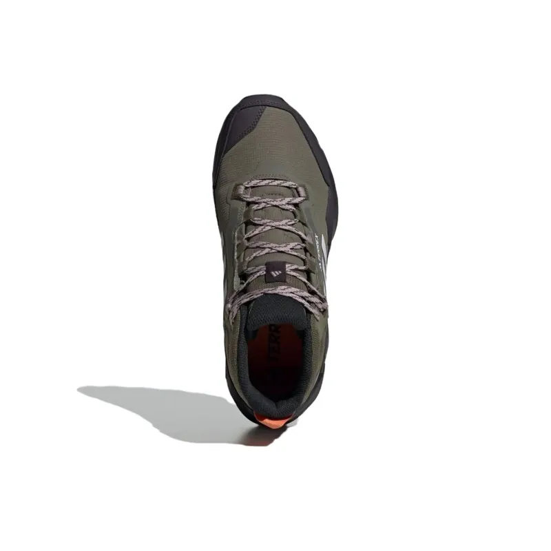 Adidas Terrex AX4 Gore Tex Olive Strata Silver Dawn Preloved Fig Women's-3