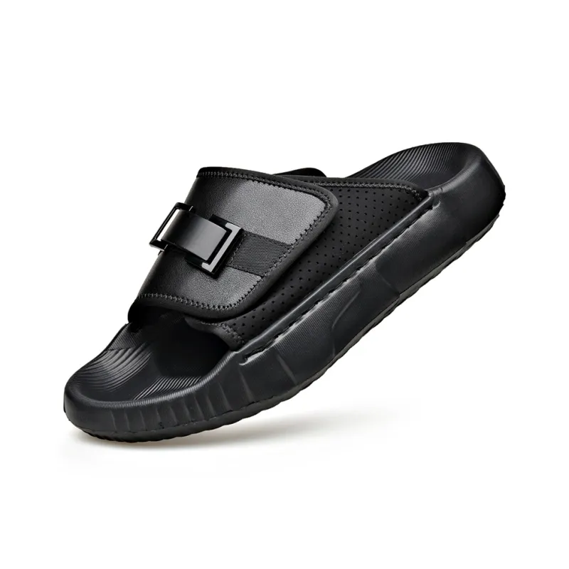 SHUPATE Slip Resistant Odor Resistant Abrasion Resistant Quick Dry Slide Slippers Men's-7