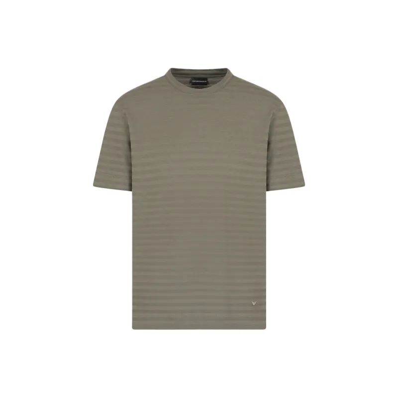 EMPORIO ARMANI Asv Jacquard Jersey T shirt-0