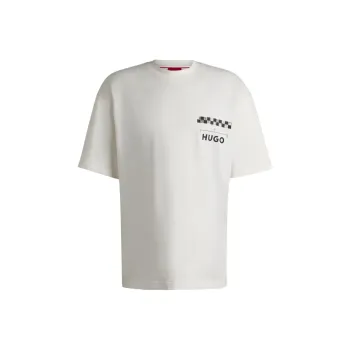 HUGO BOSS Racing print Cotton T shirt