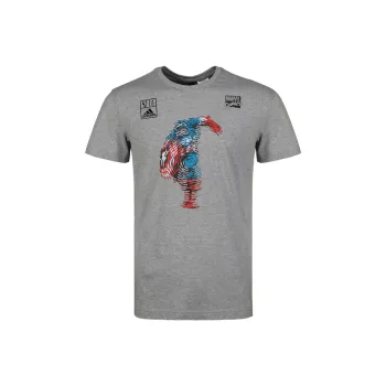 Adidas x MARVEL CAPTAIN AMERICA T-Shirt Men's Gray
