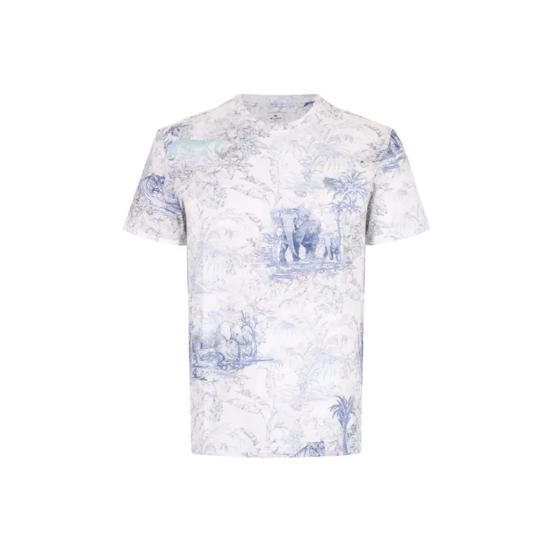 ETRO Graphic Printed Crewneck T Shirt-0