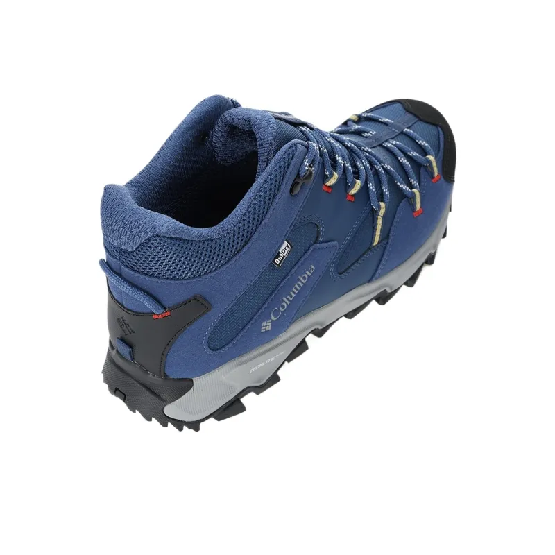 Columbia Sabre Si Waterproof Mid Top Hiking Shoes Men's Blue-3