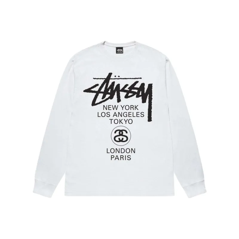 Stussy Long Sleeve World Tour Tee-2