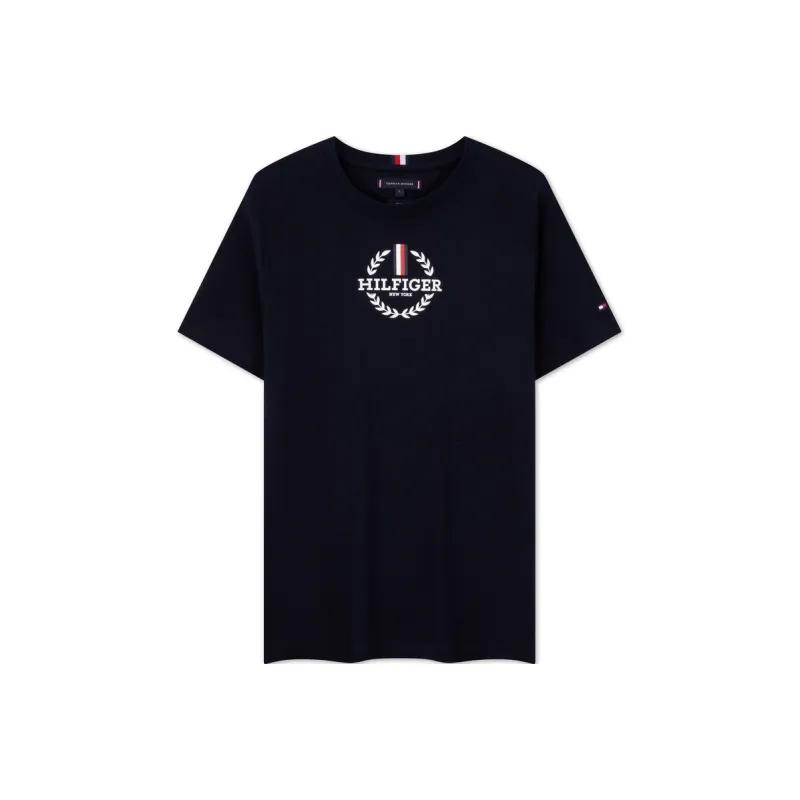 Tommy Hilfiger Archive Crest logo T shirt-5
