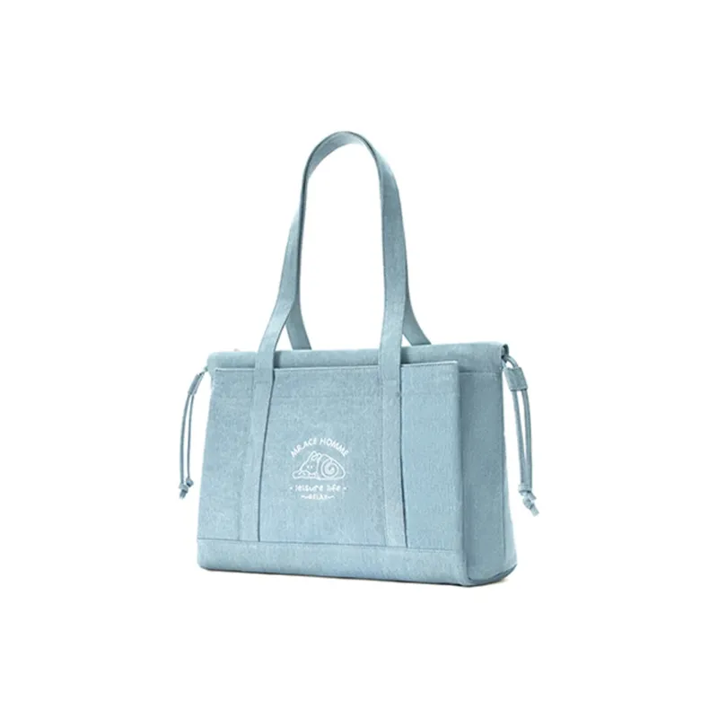 MR.ACE HOMME Cotton Large Capacity Commute Tote Premium Handbag, Shoulder Bag Women's-1