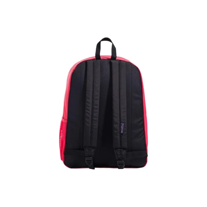 JanSport Polyester Backpack Unisex Peach Pink-2