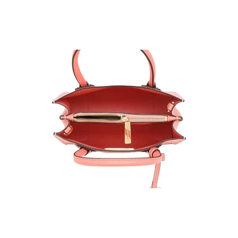 MICHAEL KORS Mercer Litchi Grain Leather One Shoulder Handbags Women's Grapefruit-4