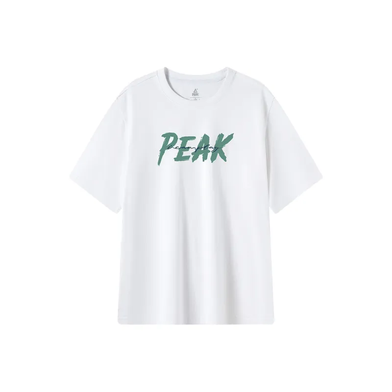 PEAK T Shirts Unisex White-0