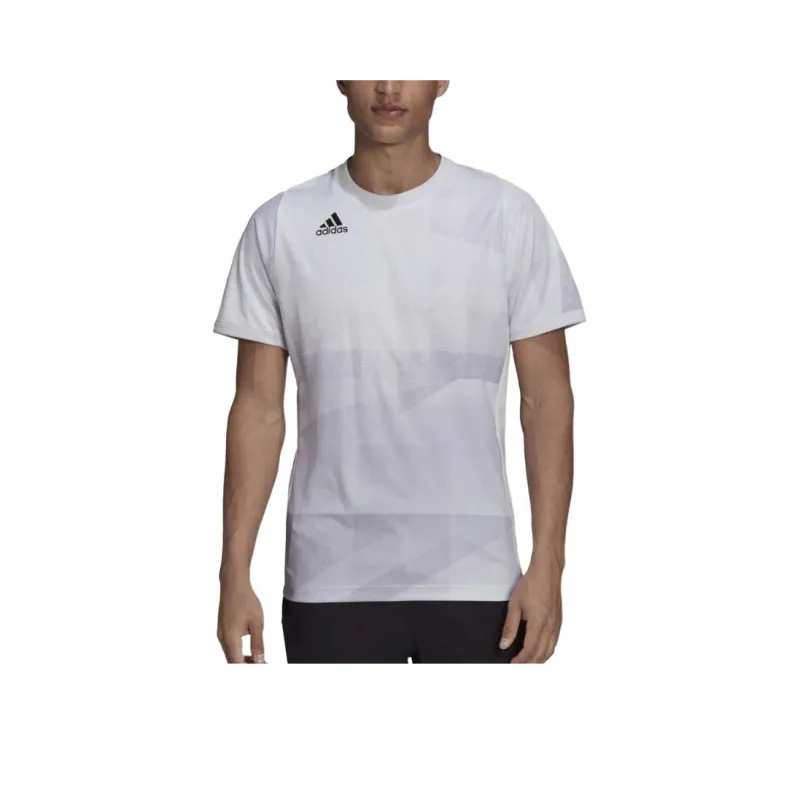 Adidas Freelift T-Shirt Men's White/Symbol Gray/Black-0