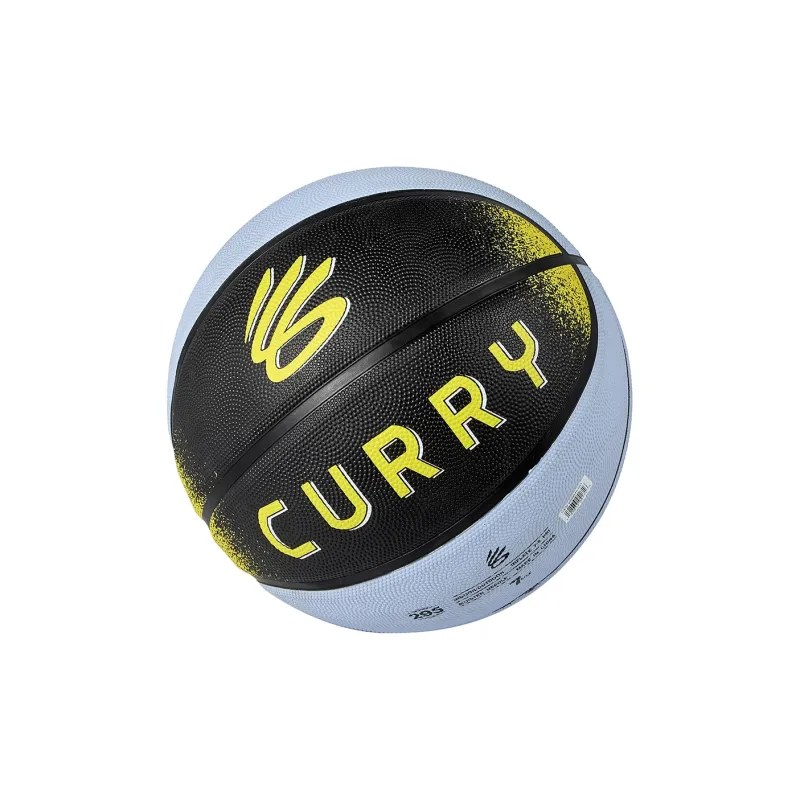 Under Armour x KULI CURRY Collection Rubber Basketball Black Blue Size 7 Street Training Unisex-7