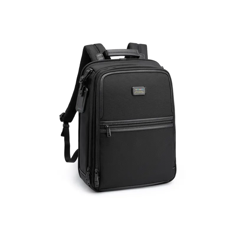 HORSEMEN Elastic Nylon Computer Backpack Office Commute Business Trip Regular Men's Black-2