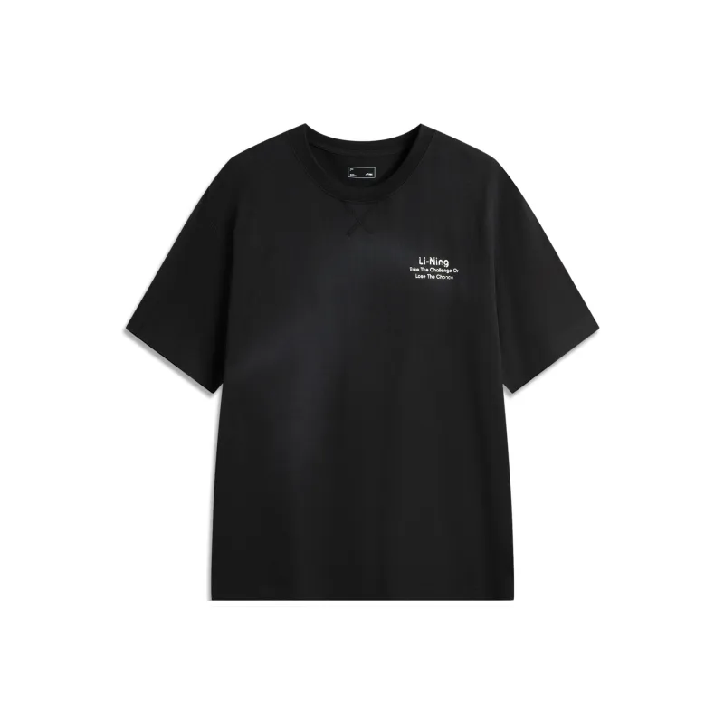 LiNing Sports Life Collection T Shirt Unisex Night Black-0
