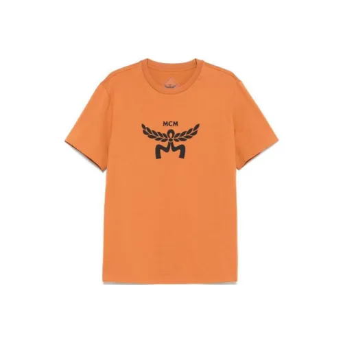 MCM Logo Printed Crewneck T-Shirt
