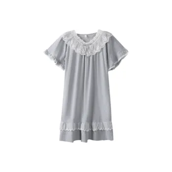 FENTENGCARE Nightgown Women's Gray