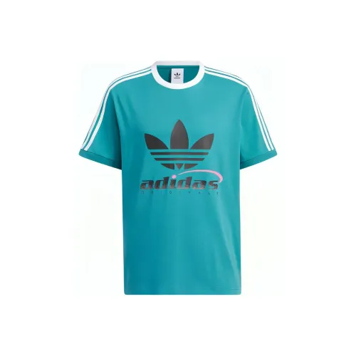 Adidas Originals T Shirt Men's Arctic Ocean Blue