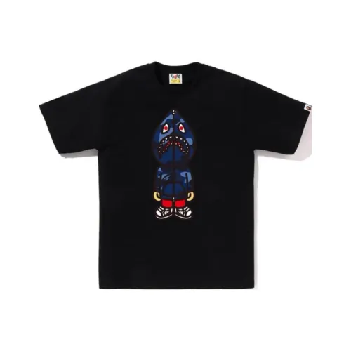 A BATHING APE Color Camo Classic Milo Shark Tee