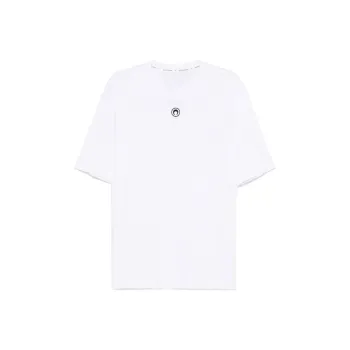 Marine Serre Moon Embroidered Jersey T Shirt
