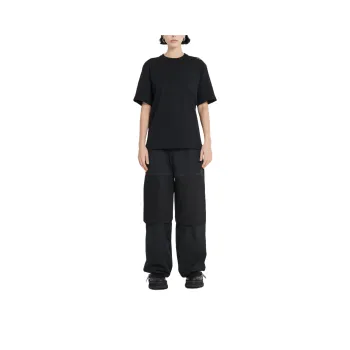 DION LEE COVERSTITCH LOGO TEE T-Shirt Unisex BLACK/Black