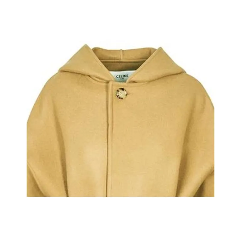 CELINE Velvet Jackets Women's Camel-2