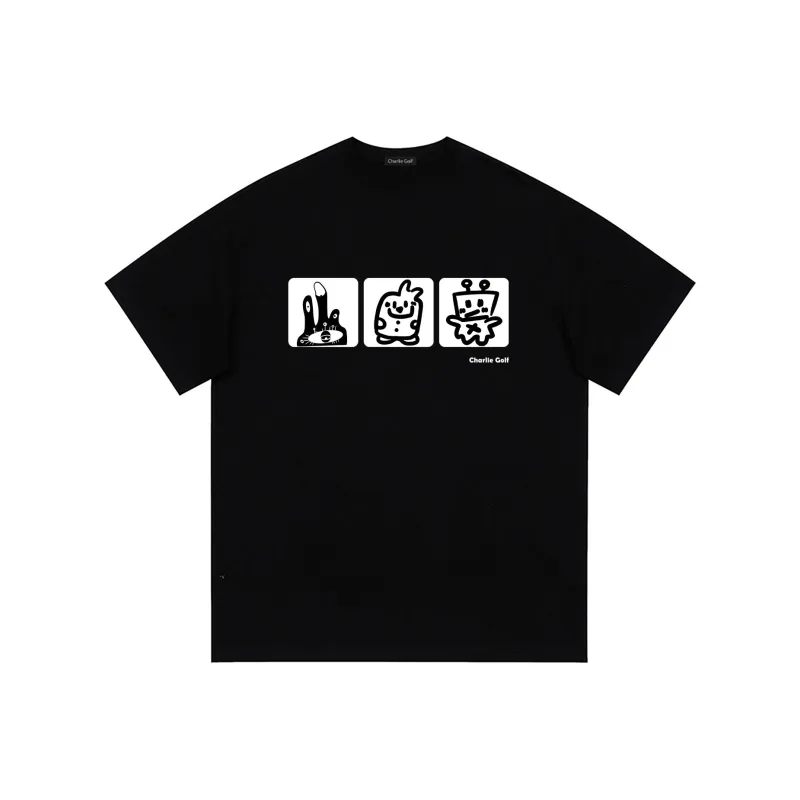 CHARLIE GOLF T Shirt Unisex White-0