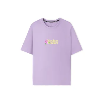 Skechers T Shirt Unisex Lavender