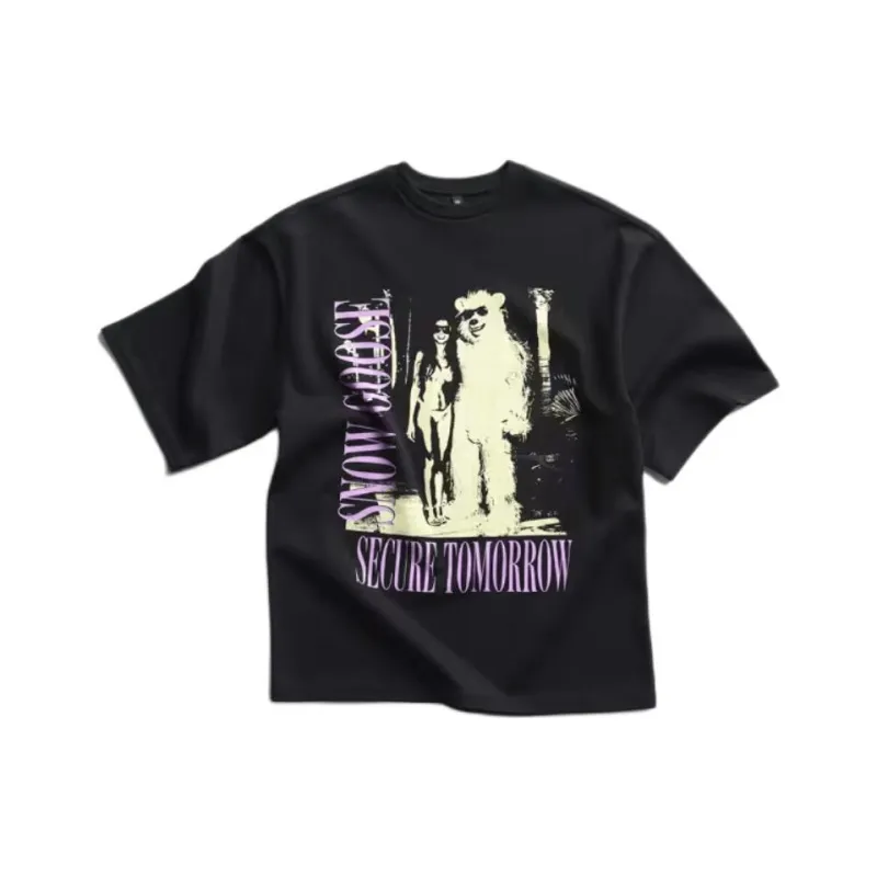 Canada Goose Haider Ackermann Collaboration T Shirts Unisex Black Purple-0