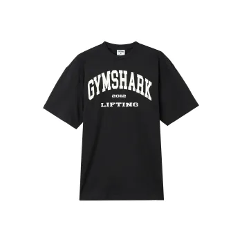 GYMSHARK FW24 T Shirt Men's Black