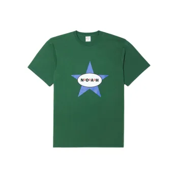 NOAH SS24 Drop Shoulder Sleeve T Shirt Unisex Forest Green