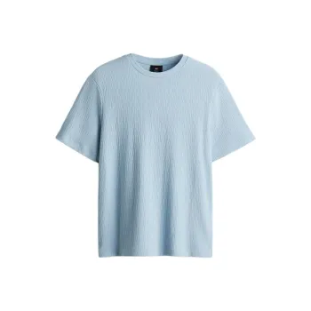 H&M T Shirts Men Light Blue
