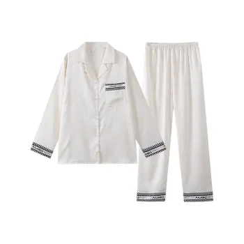 XIAFENYAN Pajama Set Women's Apricot