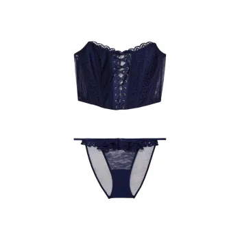 Victoria's Secret Underwear Set Women's Marine Blue