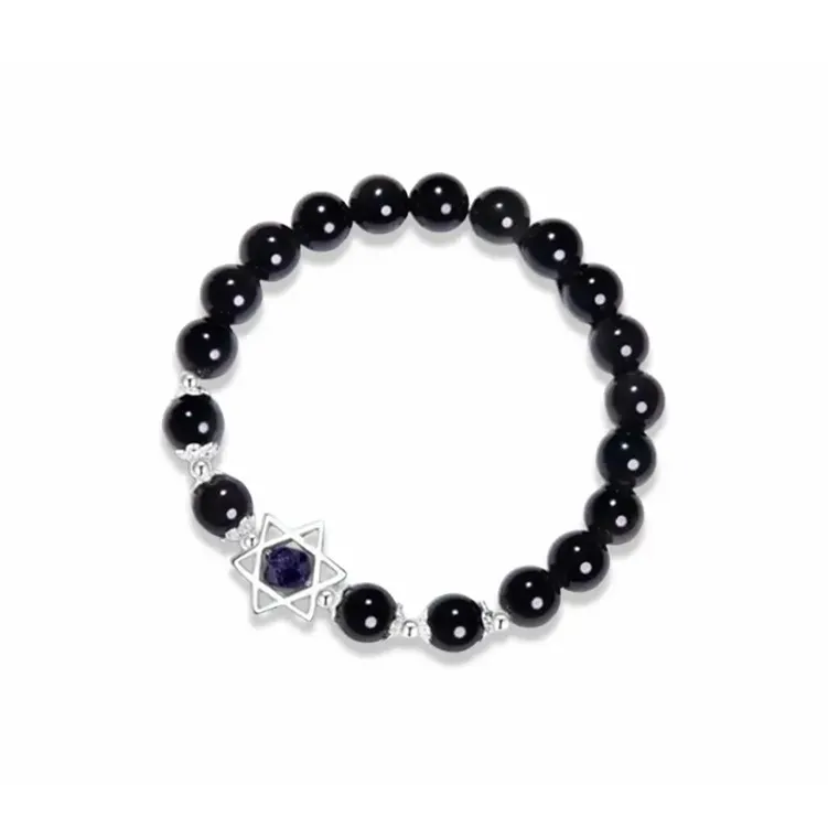 JUICY GRAPE Obsidian Bracelets Unisex-8