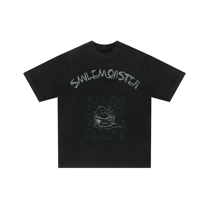 SMILEREPUBLIC T Shirt Unisex Black-0