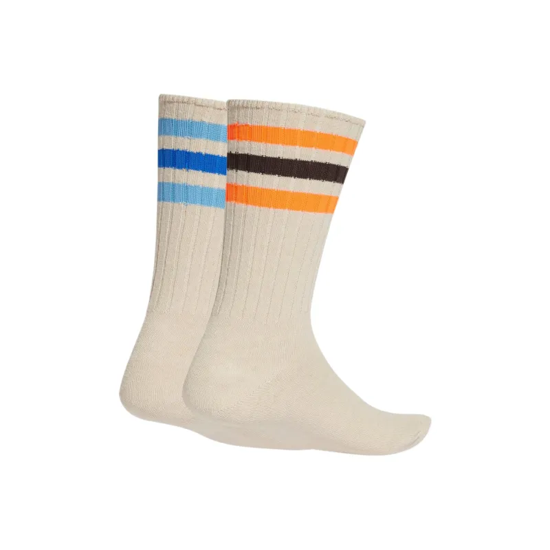 Adidas Mid Calf Socks Unisex 2 Pack Wonder White/Multicolor-1