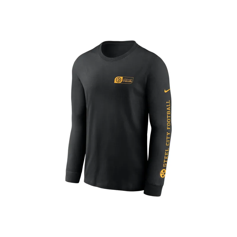 Nike NFLAll Out Pittsburgh Steelers T-Shirt Men's Black-0