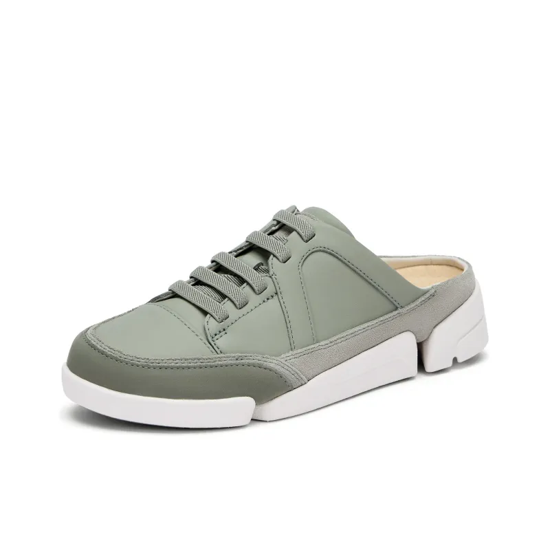 Clarks Closed Toe Slippers Women's Green-1