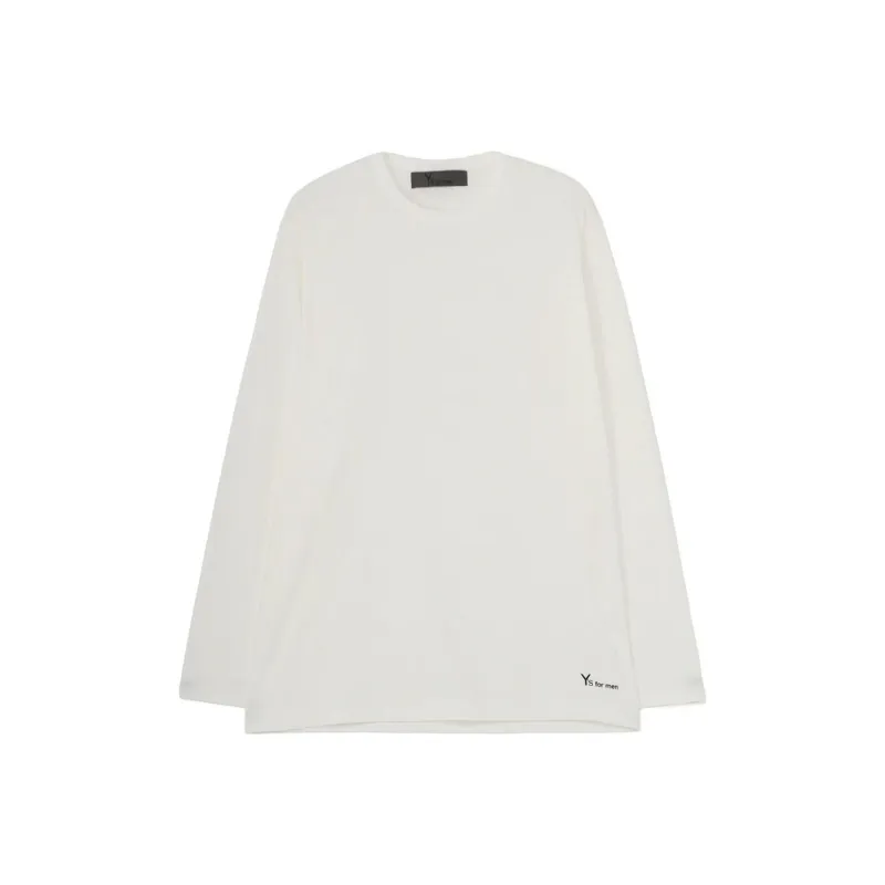 Yohji Yamamoto Drop Shoulder Jersey T Shirt-0