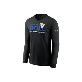 Nike Los Angeles Rams 2024 Nfc West Champions Trophy Collection Men's Nike Nfl Long Sleeve T Shirt